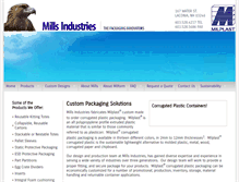 Tablet Screenshot of millsind.com